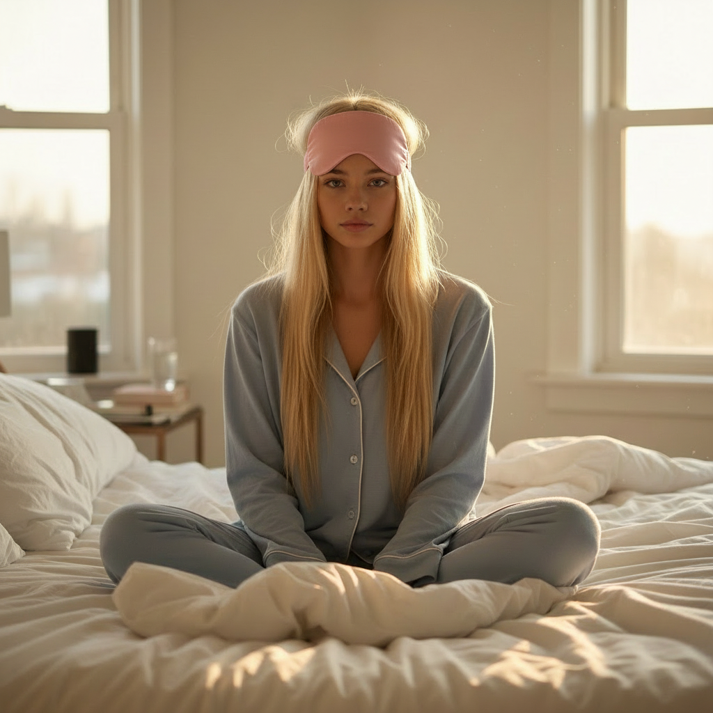 NatureFlow Weighted Silk Sleep Mask