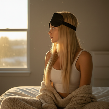 NatureFlow Weighted Silk Sleep Mask