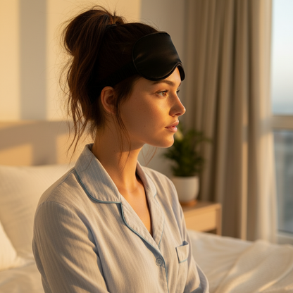 NatureFlow Weighted Silk Sleep Mask